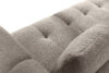 LIRA Sofa i puf w tkaninie boucle szary szary - zdjęcie 12