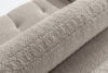 LIRA Sofa i puf w tkaninie boucle szary szary - zdjęcie 14