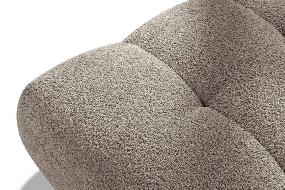 LIRA Sofa i puf w tkaninie boucle szary szary - zdjęcie 22