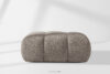 LIRA Sofa i puf w tkaninie boucle szary szary - zdjęcie 25