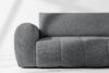 LIRA Sofa i puf boucle ciemny szary ciemny szary - zdjęcie 10