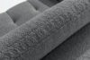 LIRA Sofa i puf boucle ciemny szary ciemny szary - zdjęcie 14