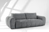 LIRA Sofa i puf boucle ciemny szary ciemny szary - zdjęcie 24