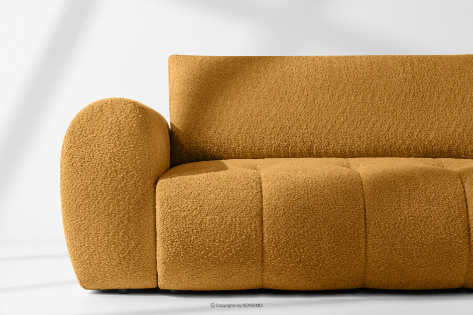 LIRA Sofa i puf boucle miodowy miodowy - zdjęcie 9