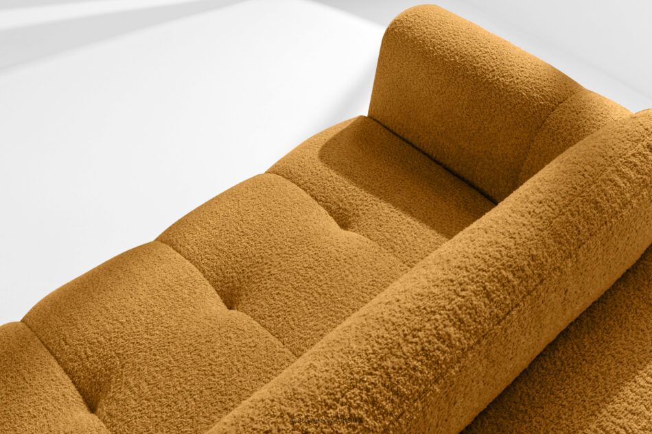 LIRA Sofa i puf boucle miodowy miodowy - zdjęcie 10