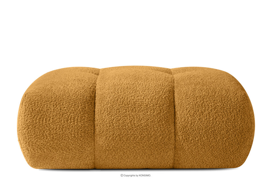 LIRA Sofa i puf boucle miodowy miodowy - zdjęcie 19