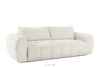 LIRA Sofa i puf w tkaninie boucle biały biały - zdjęcie 6