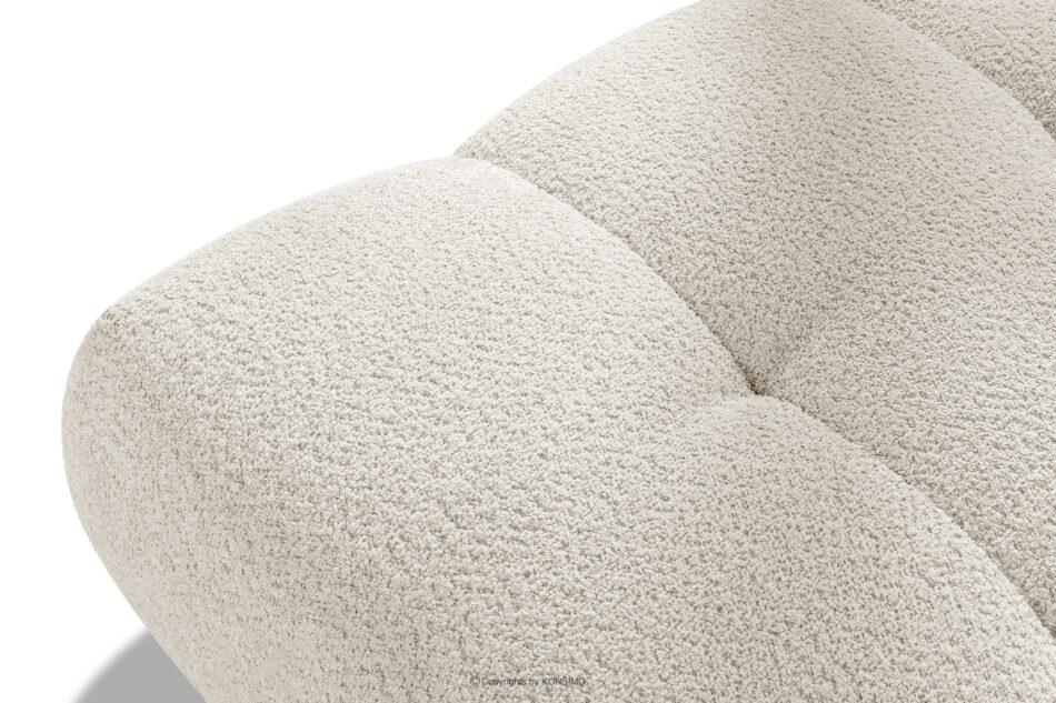 LIRA Sofa i puf w tkaninie boucle biały biały - zdjęcie 22