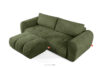 LIRA Sofa i puf boucle oliwkowy oliwkowy - zdjęcie 4