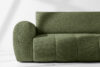 LIRA Sofa i puf boucle oliwkowy oliwkowy - zdjęcie 10