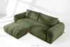 LIRA Sofa i puf boucle oliwkowy oliwkowy - zdjęcie 2