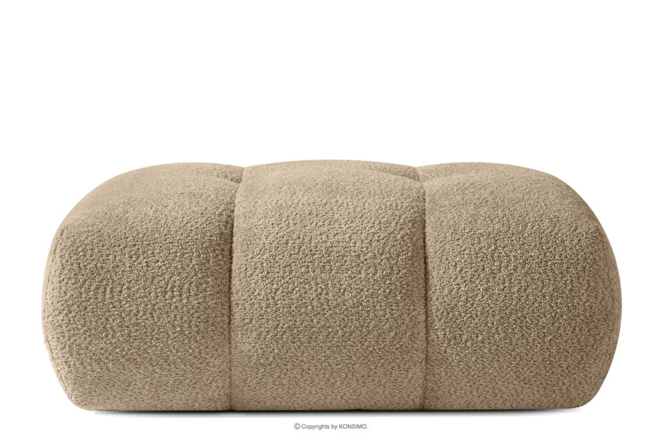 LIRA Sofa i puf w tkaninie boucle beżowy beżowy - zdjęcie 19