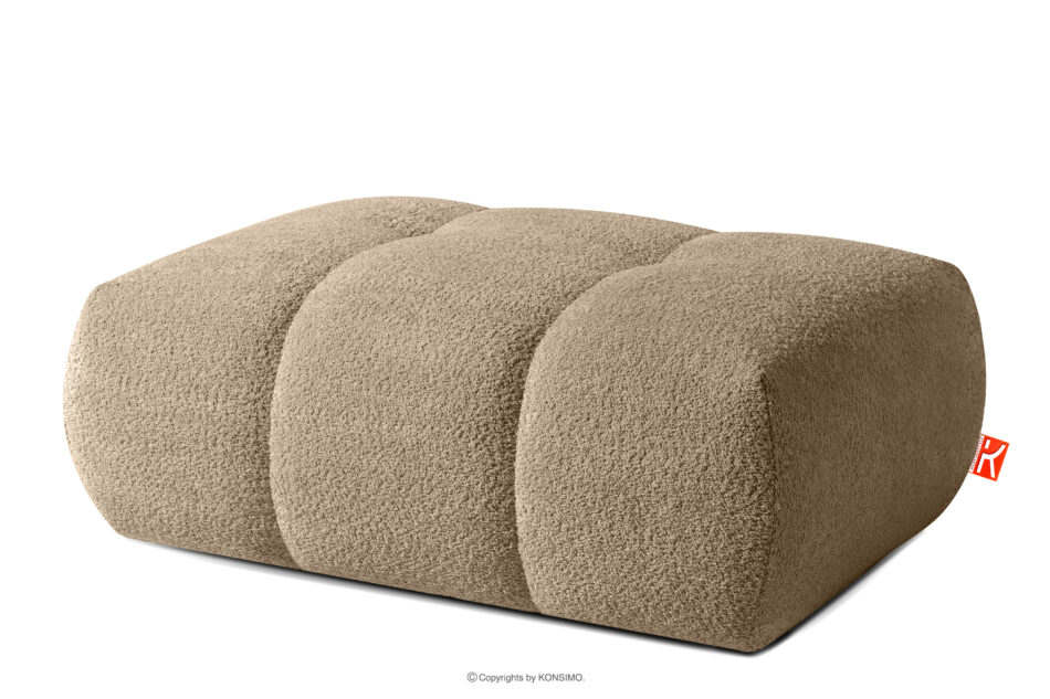 LIRA Sofa i puf w tkaninie boucle beżowy beżowy - zdjęcie 20