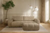 LIRA Sofa i puf w tkaninie boucle beżowy beżowy - zdjęcie 26