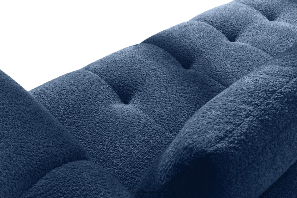 LIRA Sofa i puf boucle granatowy granatowy - zdjęcie 11