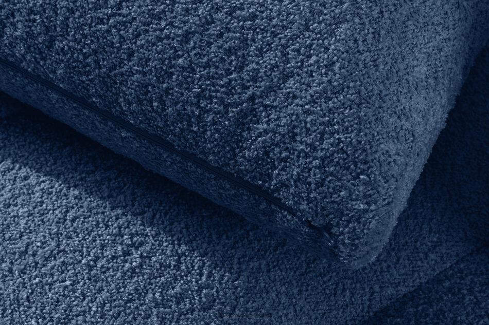 LIRA Sofa i puf boucle granatowy granatowy - zdjęcie 15