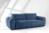 LIRA Sofa i puf boucle granatowy granatowy - zdjęcie 24