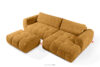 LIRA Narożnik prawy i puf boucle miodowy miodowy - zdjęcie 3