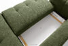 LIRA Narożnik prawy i puf boucle oliwkowy oliwkowy - zdjęcie 17