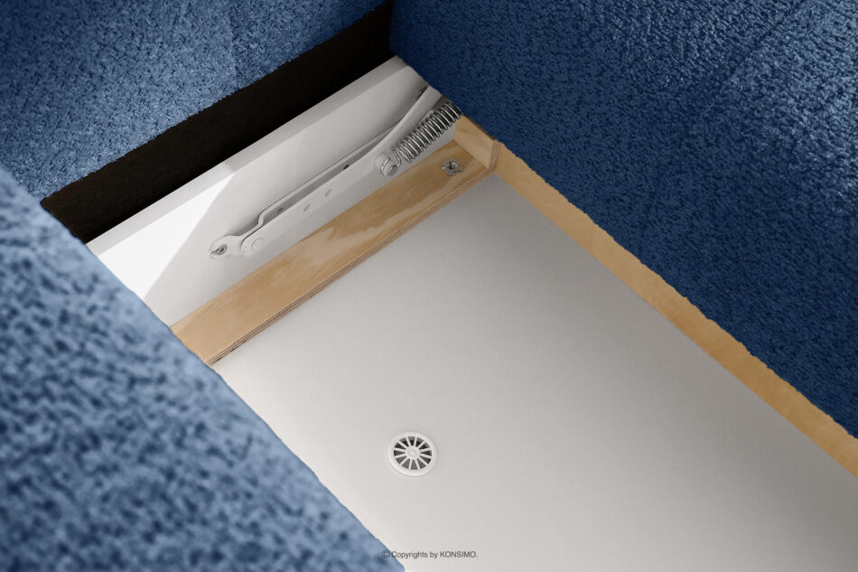 LIRA Narożnik prawy i puf boucle granatowy granatowy - zdjęcie 18