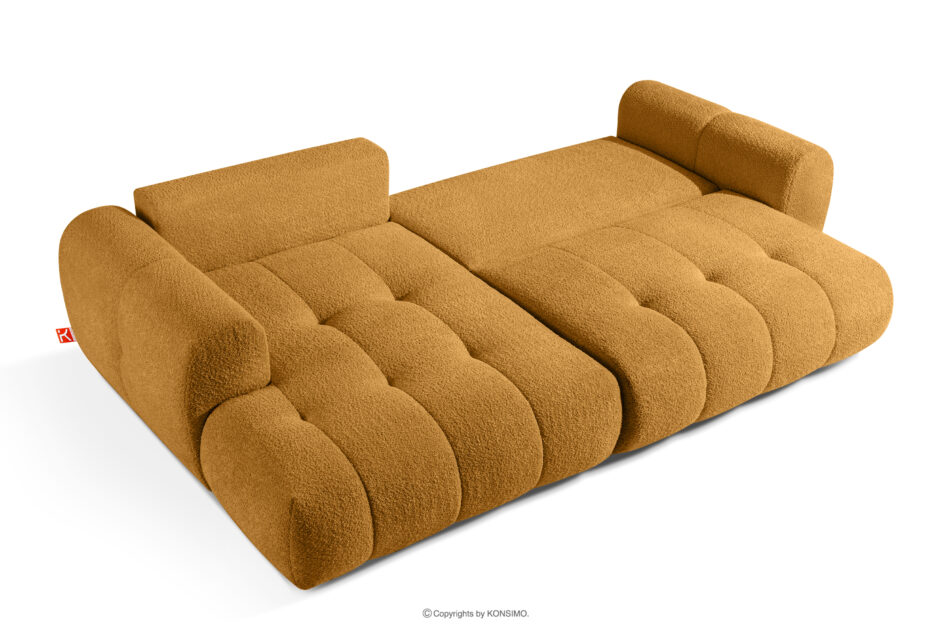 LIRA Narożnik lewy i puf boucle miodowy miodowy - zdjęcie 8