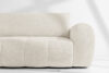 LIRA Narożnik lewy i puf w tkaninie boucle biały biały - zdjęcie 10