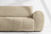 LIRA Narożnik lewy i puf w tkaninie boucle jasny beżowy jasny beżowy - zdjęcie 10