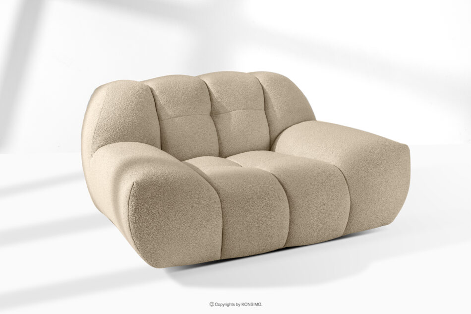 VENA Fotel w stylu japandi jasny beżowy jasny beżowy - zdjęcie 10