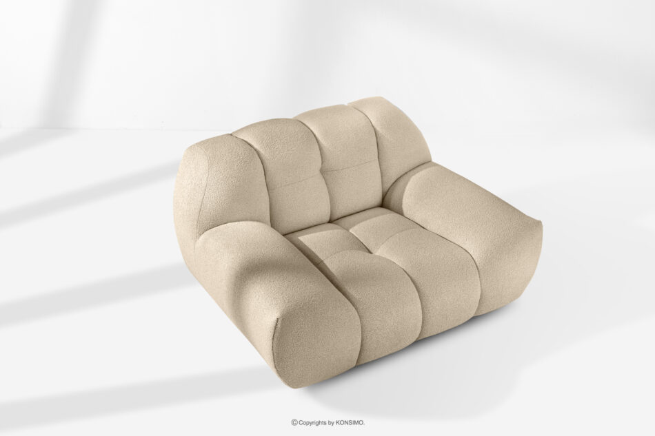 VENA Fotel w stylu japandi jasny beżowy jasny beżowy - zdjęcie 12