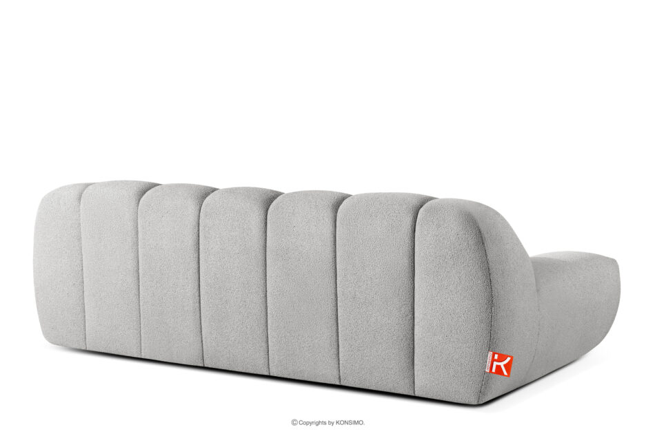 VENA Sofa pikowana dwuosobowa w stylu nowoczesnym jasny szary jasny szary - zdjęcie 4