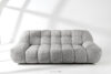VENA Sofa pikowana dwuosobowa w stylu nowoczesnym jasny szary jasny szary - zdjęcie 11