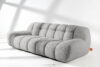 VENA Sofa pikowana dwuosobowa w stylu nowoczesnym jasny szary jasny szary - zdjęcie 12