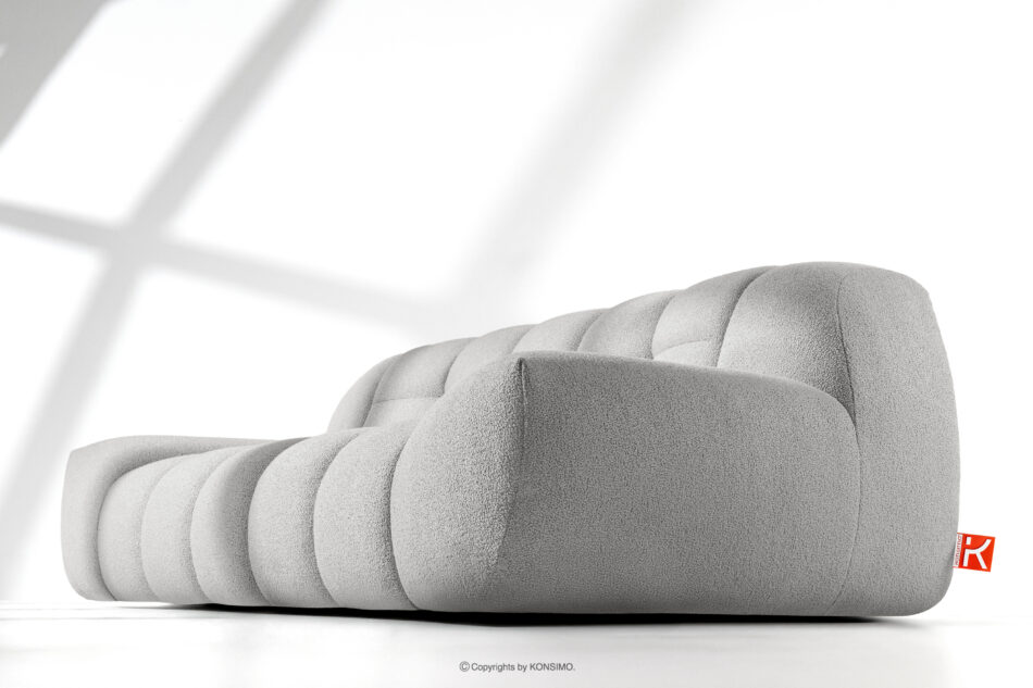 VENA Sofa pikowana dwuosobowa w stylu nowoczesnym jasny szary jasny szary - zdjęcie 12