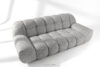 VENA Sofa pikowana dwuosobowa w stylu nowoczesnym jasny szary jasny szary - zdjęcie 15