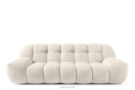 Sofa dwuosobowa w stylu japandi biały