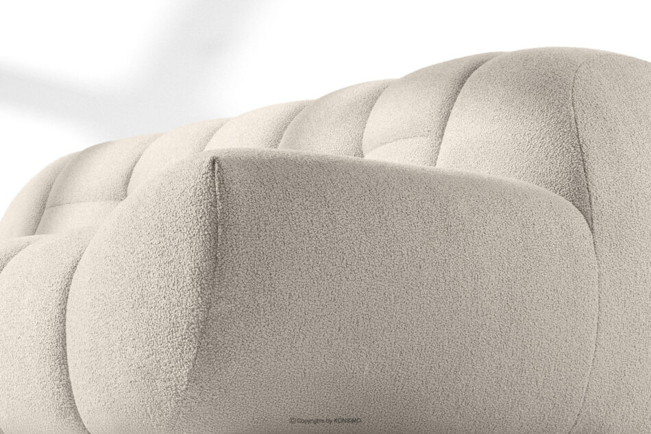 VENA Sofa dwuosobowa w stylu japandi biały biały - zdjęcie 7