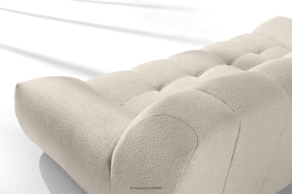 VENA Sofa dwuosobowa w stylu japandi biały biały - zdjęcie 9