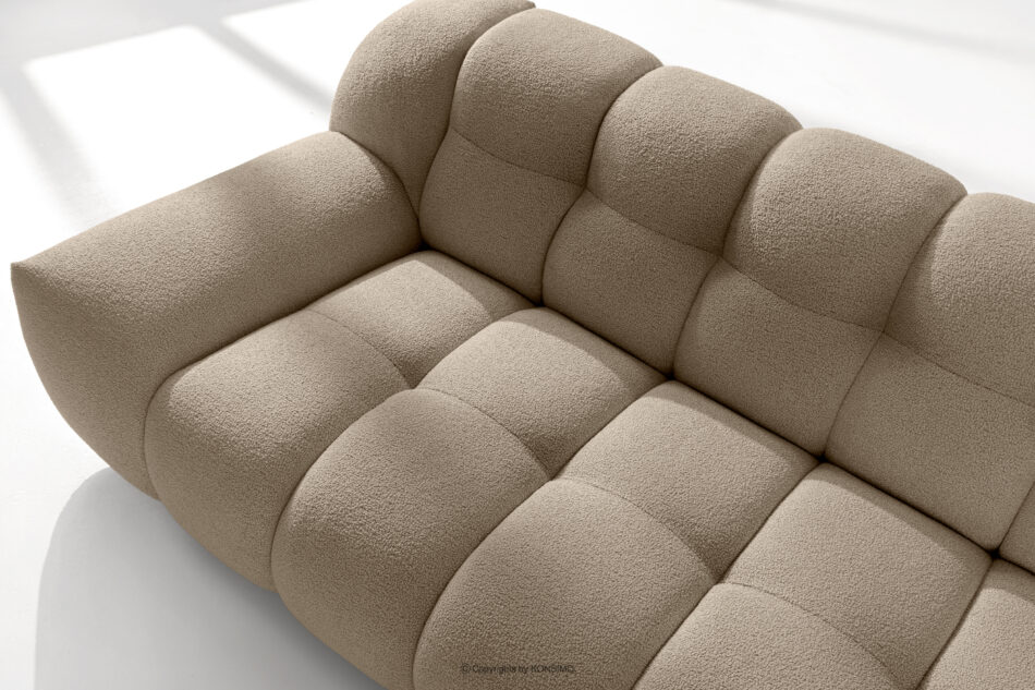 VENA Sofa pikowana dwuosobowa w stylu nowoczesnym beżowy beżowy - zdjęcie 5