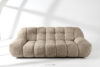 VENA Sofa pikowana dwuosobowa w stylu nowoczesnym beżowy beżowy - zdjęcie 2
