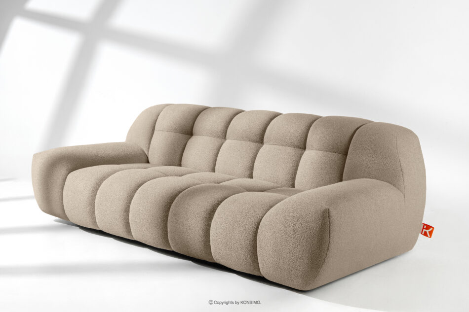 VENA Sofa pikowana dwuosobowa w stylu nowoczesnym beżowy beżowy - zdjęcie 10