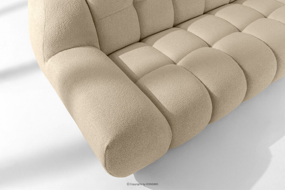 VENA Sofa dwuosobowa w stylu japandi jasny beżowy jasny beżowy - zdjęcie 8