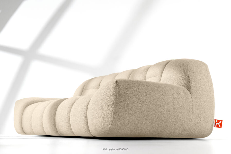 VENA Sofa dwuosobowa w stylu japandi jasny beżowy jasny beżowy - zdjęcie 12