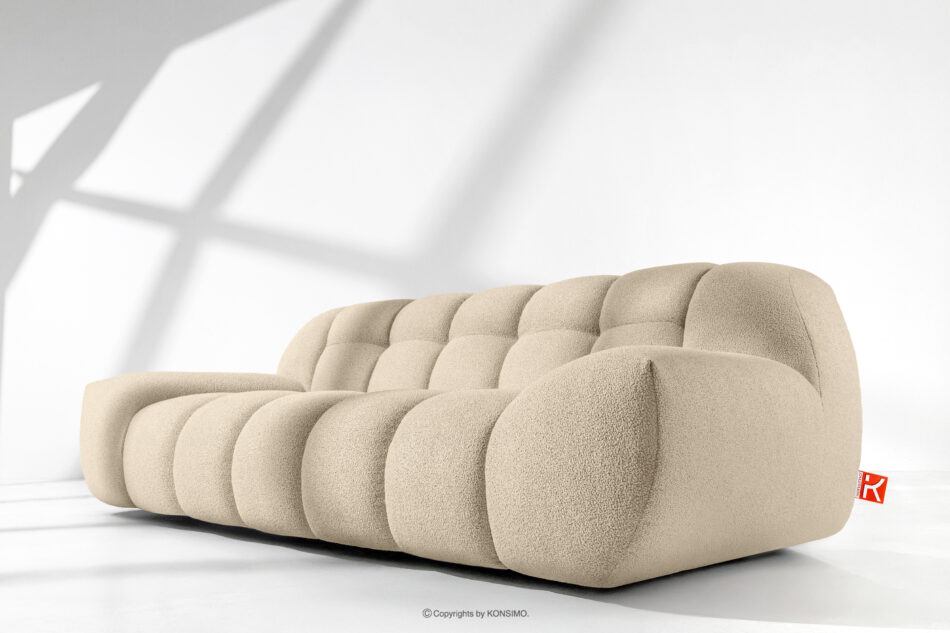 VENA Sofa dwuosobowa w stylu japandi jasny beżowy jasny beżowy - zdjęcie 13