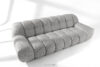 VENA Sofa trzyosobowa dwuosobowa w stylu nowoczesnym jasny szary jasny szary - zdjęcie 14