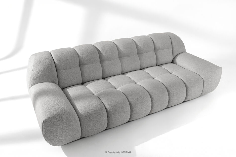 VENA Sofa trzyosobowa dwuosobowa w stylu nowoczesnym jasny szary jasny szary - zdjęcie 13