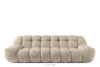 Sofa trzyosobowa dwuosobowa w stylu nowoczesnym beżowy