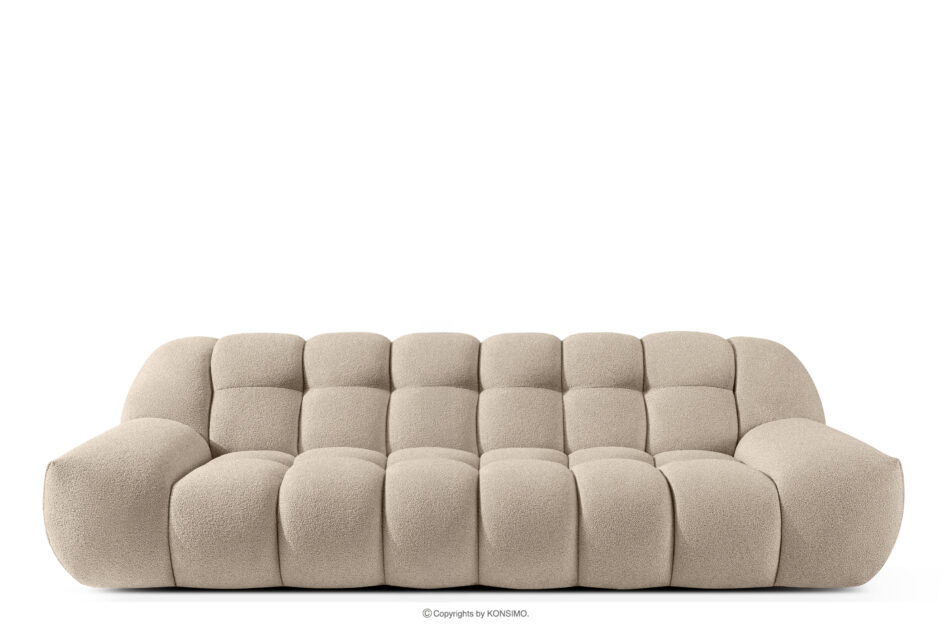 VENA Sofa trzyosobowa dwuosobowa w stylu nowoczesnym beżowy beżowy - zdjęcie 0