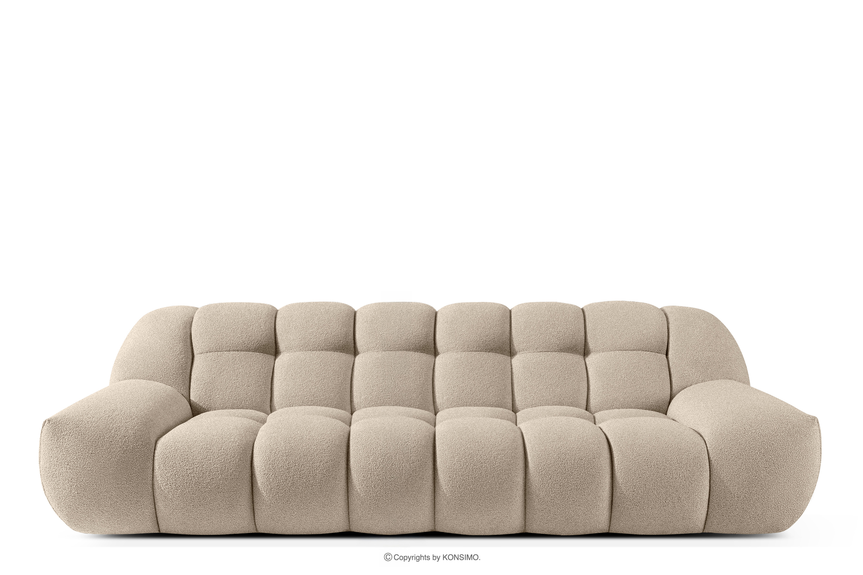 Sofa trzyosobowa dwuosobowa w stylu nowoczesnym beżowy VENA