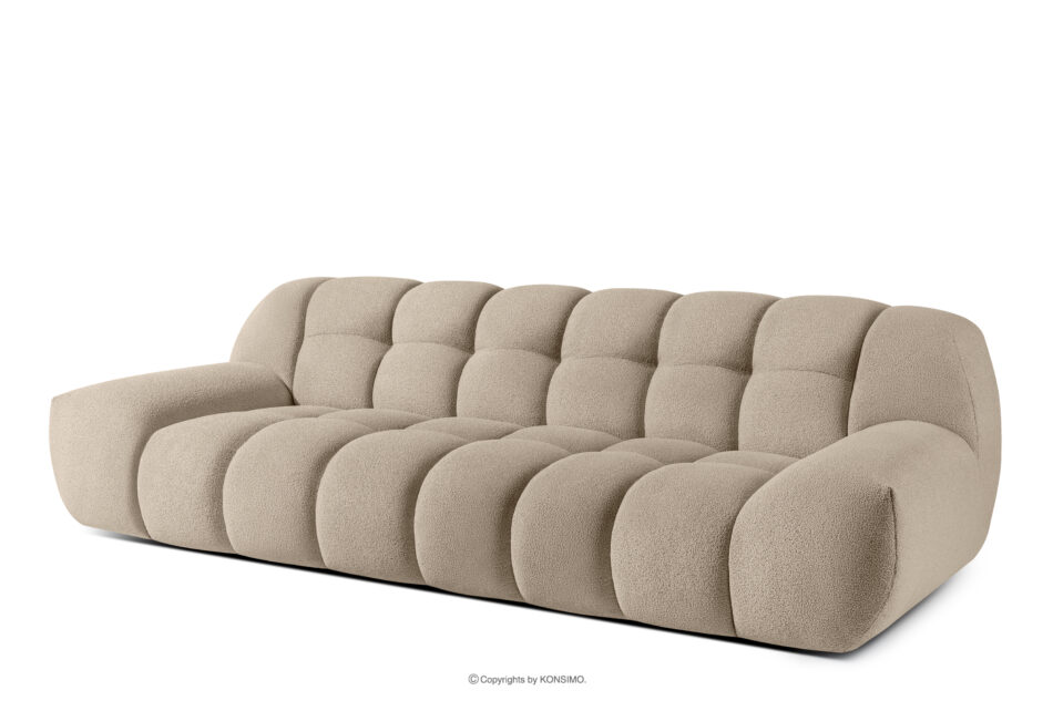 VENA Sofa trzyosobowa dwuosobowa w stylu nowoczesnym beżowy beżowy - zdjęcie 3