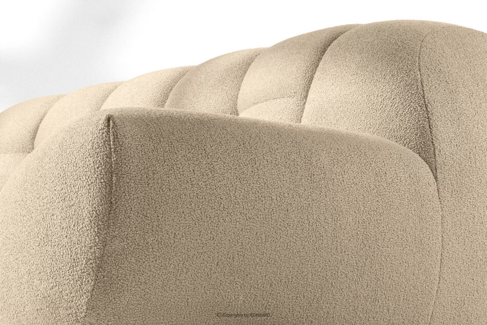 VENA Sofa trzyosobowa w stylu japandi jasny beżowy jasny beżowy - zdjęcie 7